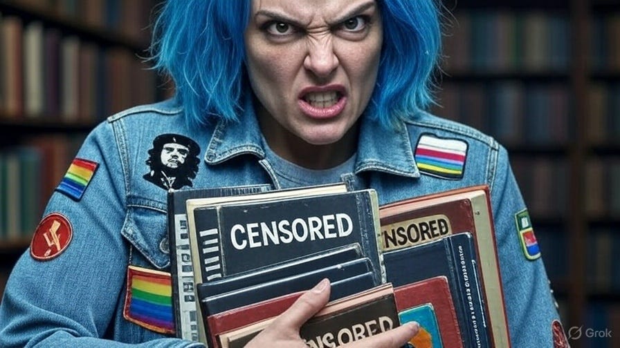 Library Books are NOT protected by free speech, they are, in fact, government speech!
