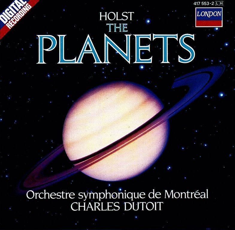 1. Charles Dutoit, Orchestre symphonique de Montréal, 1986 – Peter's Planets