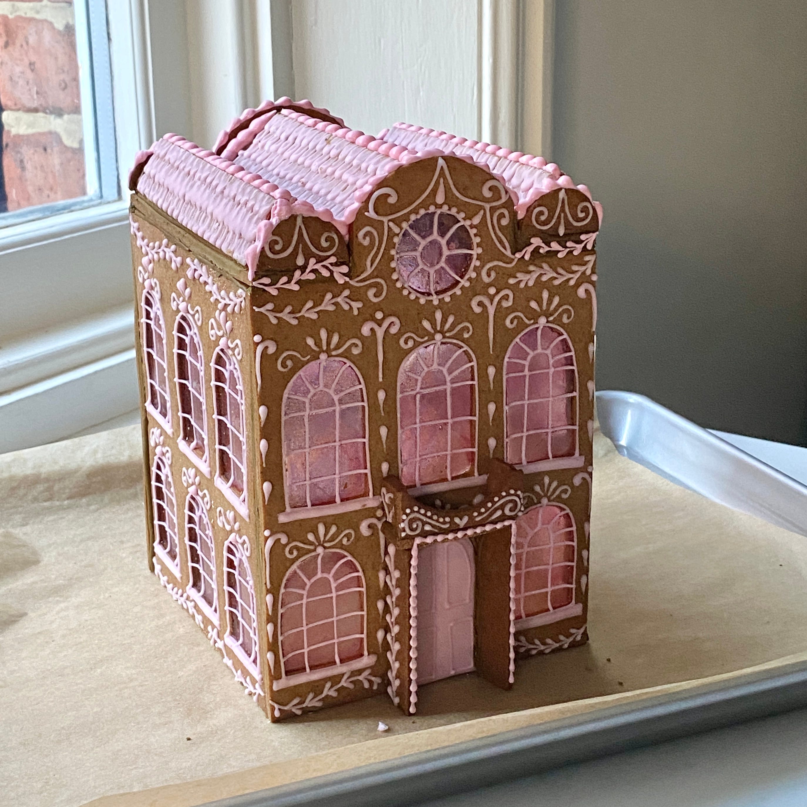 手作り本家 旗の巣家さん 2025 Gingerbread House - by Sophie Bamford - All Day Cake