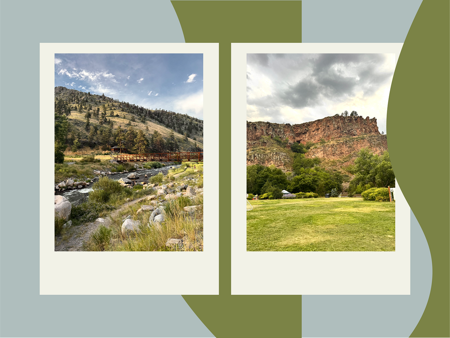 landscapes of the Colorado foothills and red cliffsides