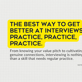 On Launching Your Career: Acing the Interview