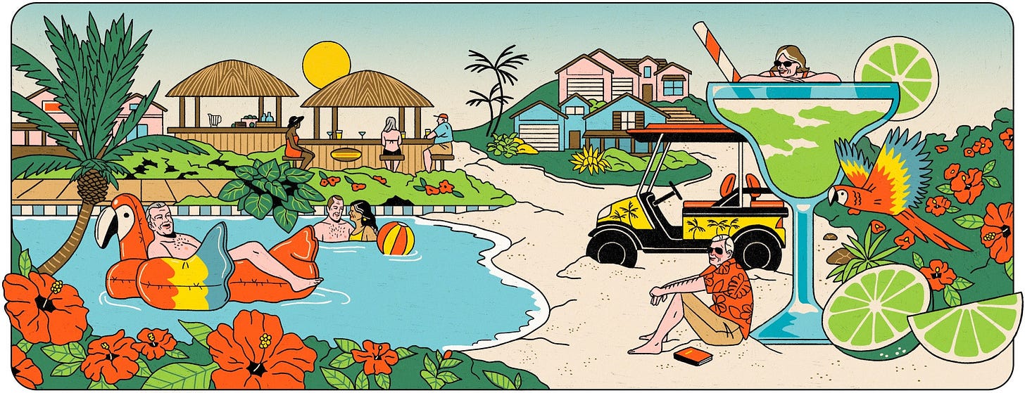 Retirement the Margaritaville Way | The New Yorker