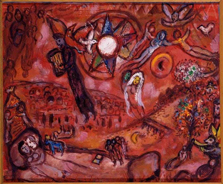 Song of Songs V, c.1965 - Marc Chagall