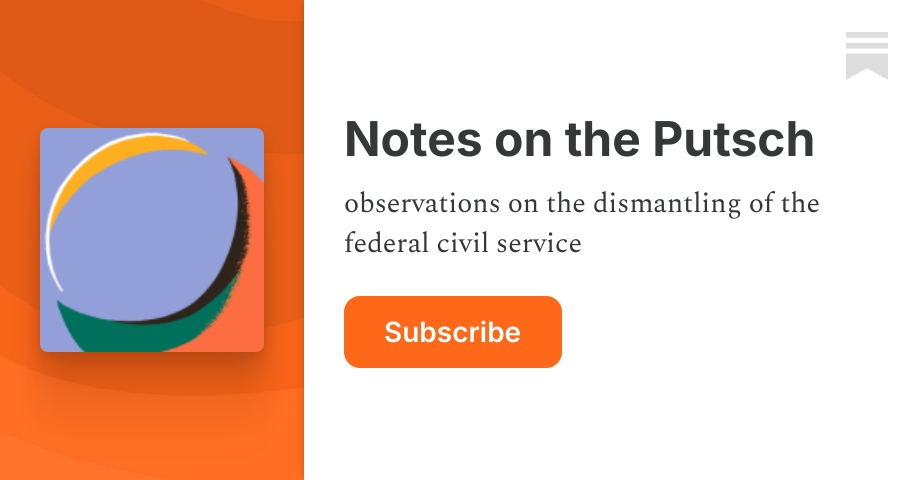 Notes on the Putsch | Substack