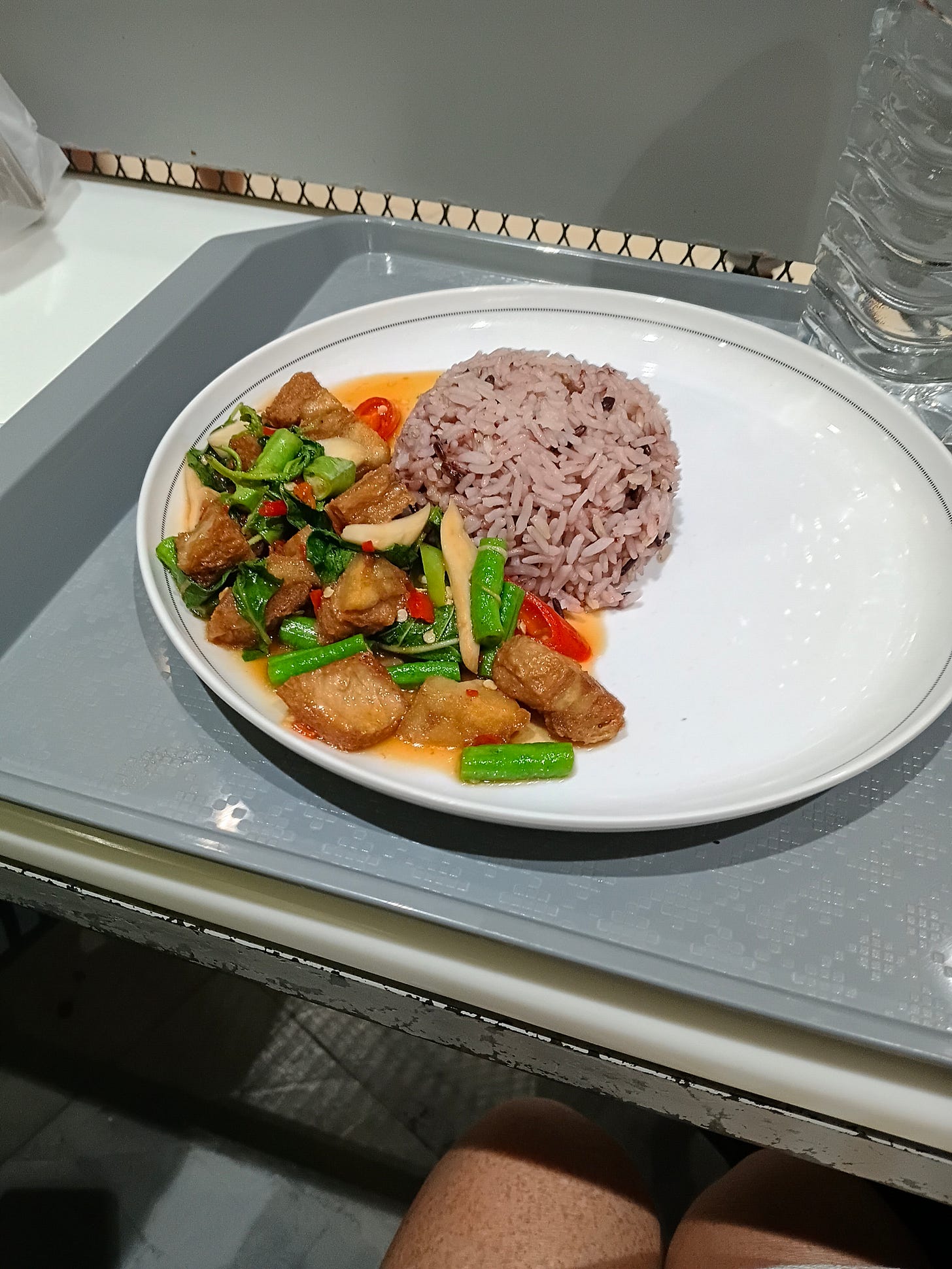 stir-fry pork belly spicy stir-fry pork belly spicy