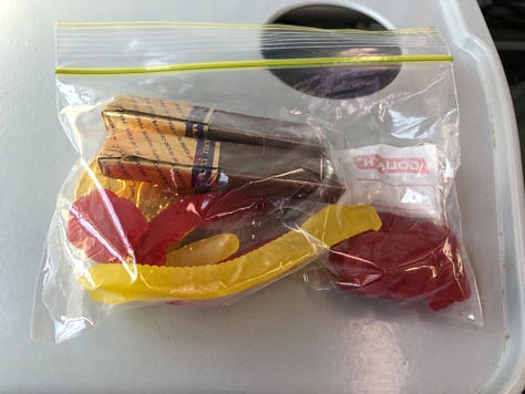 Handmade game, playing banagrams, prizes
