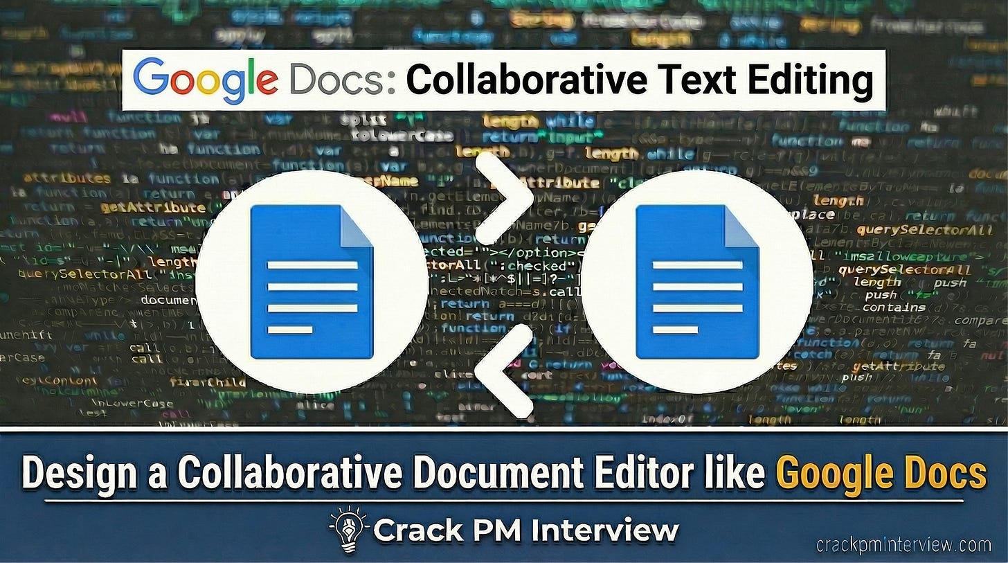 Design Google Docs with Collaborative Document Editing | Crack PM Interview Design Google Docs with Collaborative Document Editing | Crack PM Interview