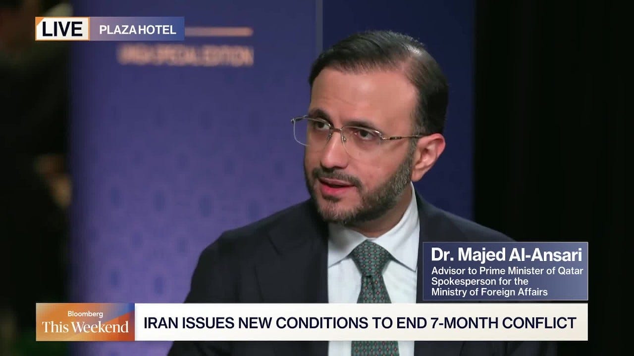 Qatar's foreign ministry spokesman: weaponizing Hormuz gets copied at other straits Qatar's foreign ministry spokesman: weaponizing Hormuz gets copied at other straits
