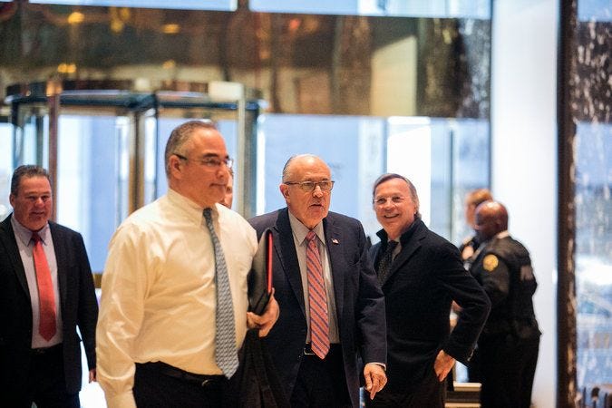 rudy giuliani going strong for donald trump