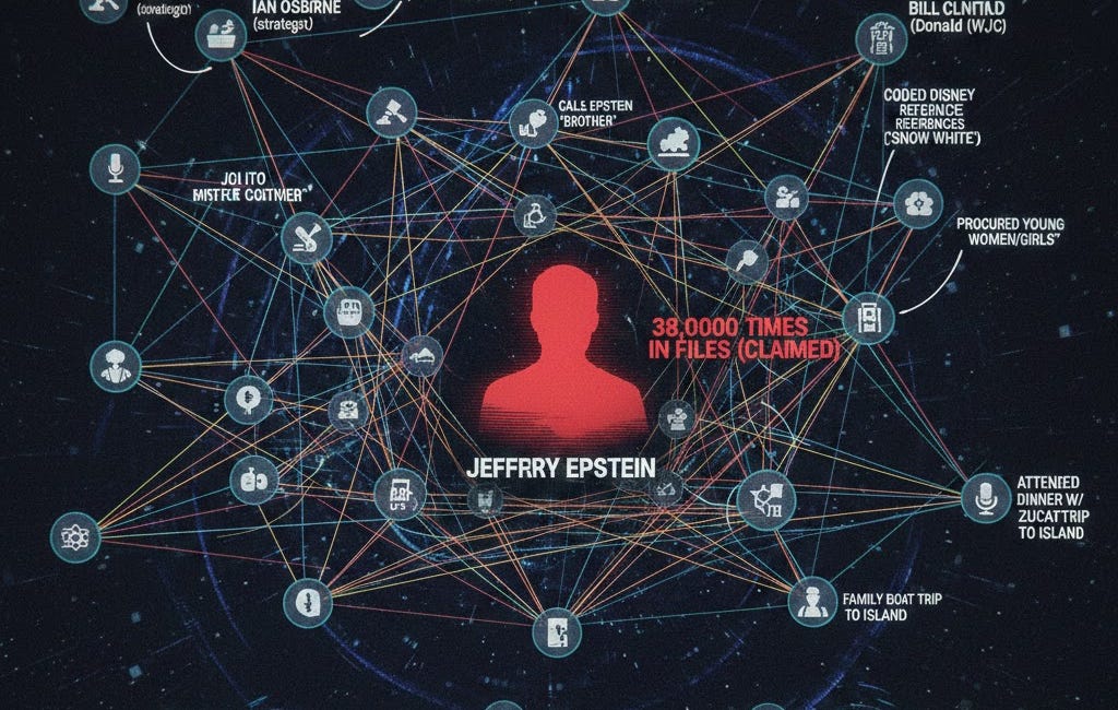 A Working Matrix of Jeffrey Epstein’s Contacts and Connections