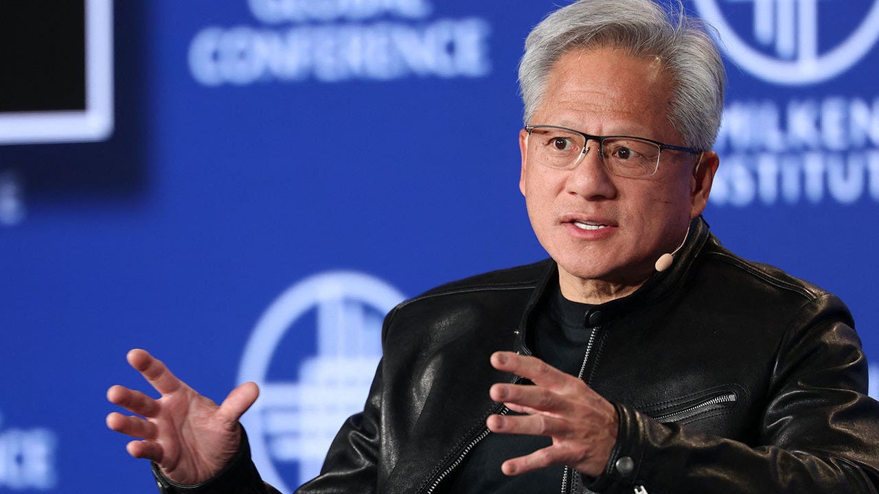 Trump tells Nvidia CEO that AI fears are a 'hoax' during phone call | Fox Business Trump tells Nvidia CEO that AI fears are a 'hoax' during phone call | Fox Business