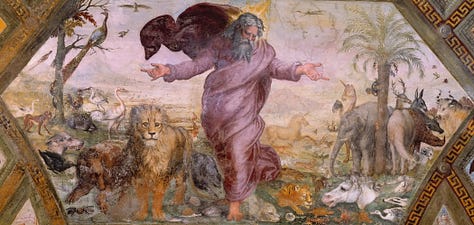 The book has 147 images from Old Masters religious art for the Garden of Eden story and the landscapes, medicine wheels, and weavings of the Navajo.