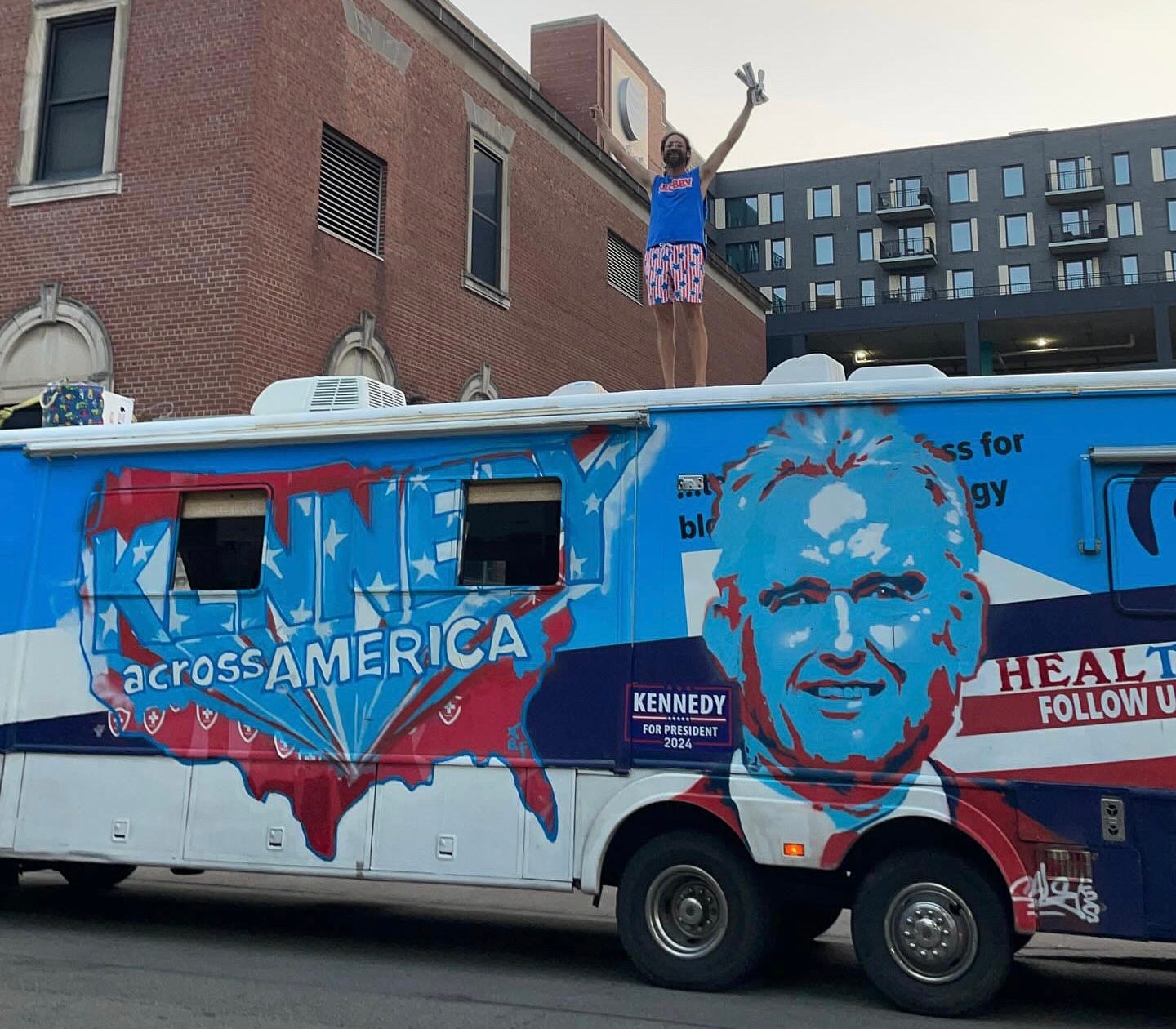 Burning Man on Wheels: The Kennedy24Bus Hits the DNC