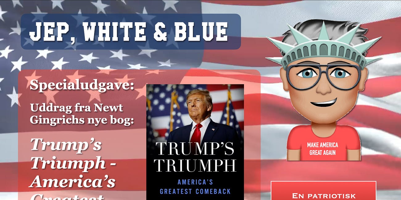 Jep, White & Blue Special: "USA er vanvittig svær at regere - og det er helt med vilje"