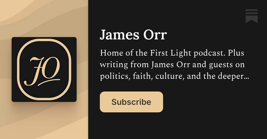 James Orr | Substack