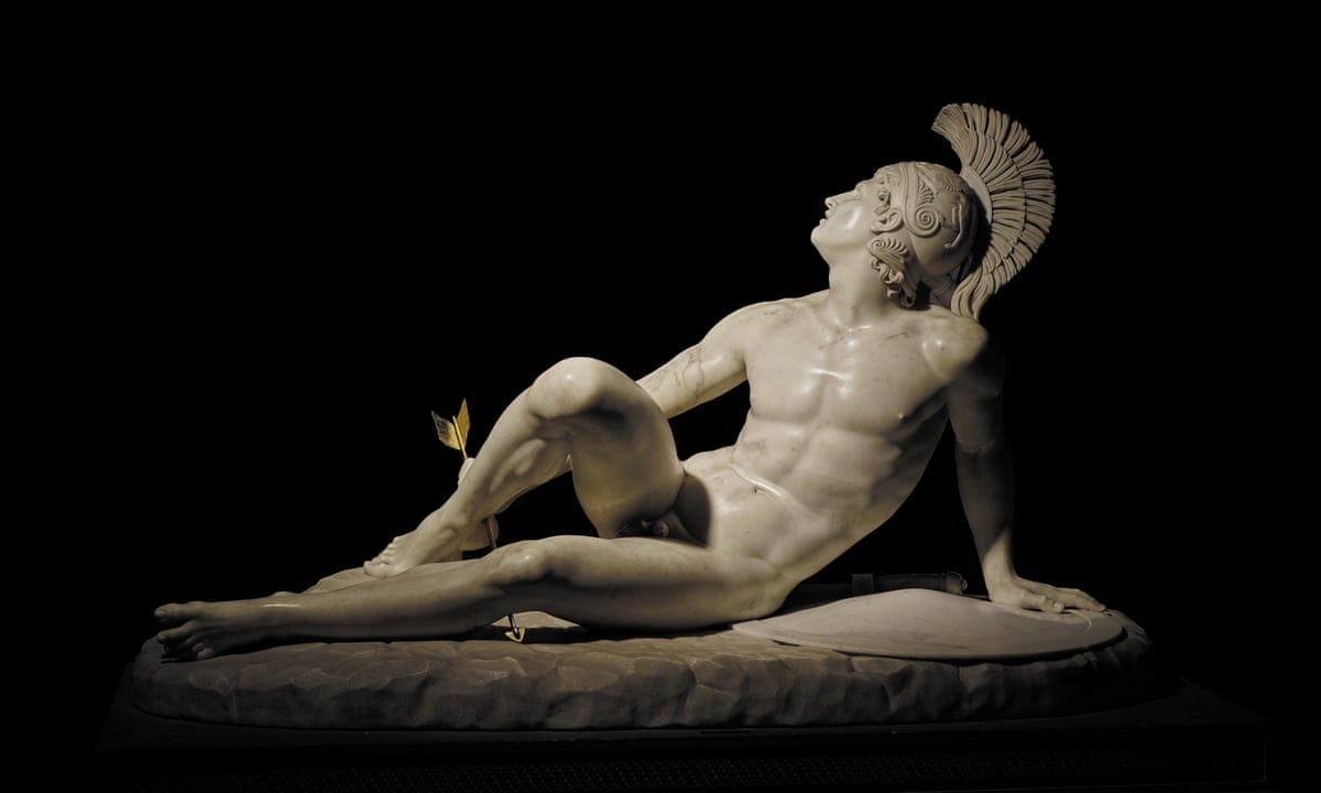 Filippo Albacini's The Wounded Achilles: the pose, the arrow and his heel |  Sculpture | The Guardian