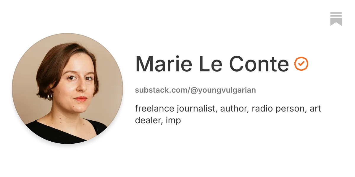 Marie Le Conte | Substack