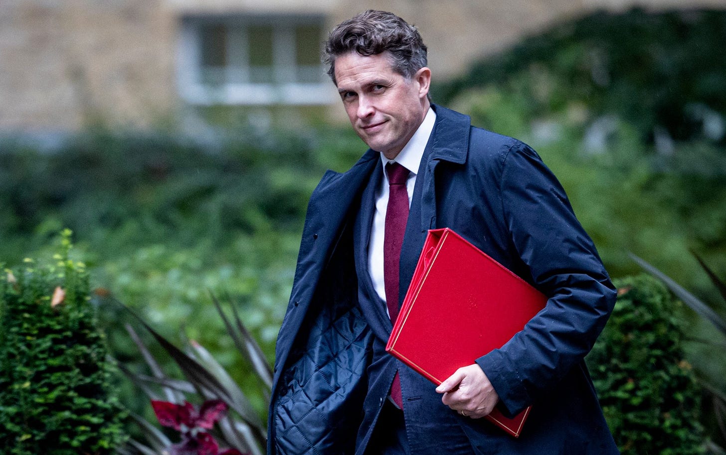 Former education secretary Gavin Williamson knighted