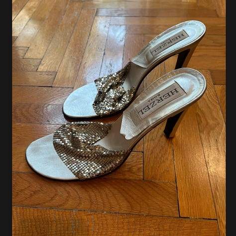 Denim, strass, silver, paco rabanne
