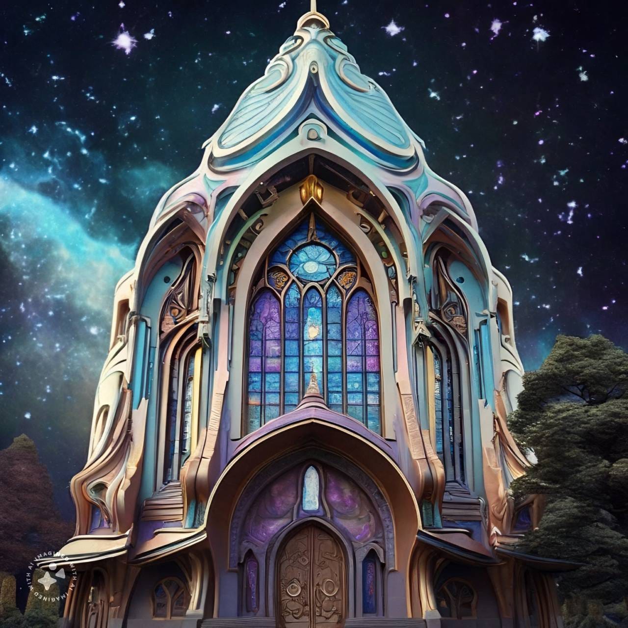 May be an image of La Sagrada Familia, castle and temple