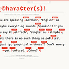 ¿©hara¢ter(s)! – Digitální tahák pro typografickou přesnost