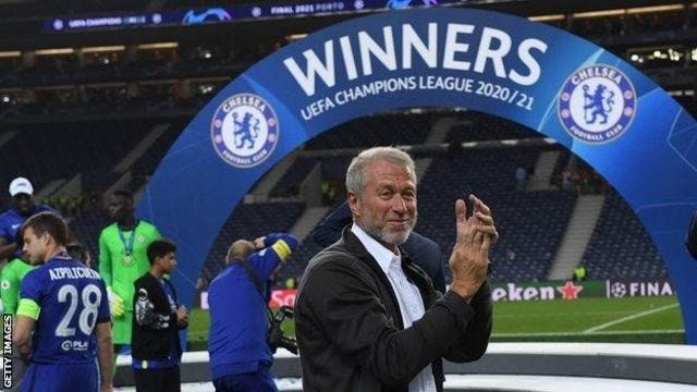 Russian billionaire Roman Abramovich special moments wit Chelsea FC - BBC  News Pidgin