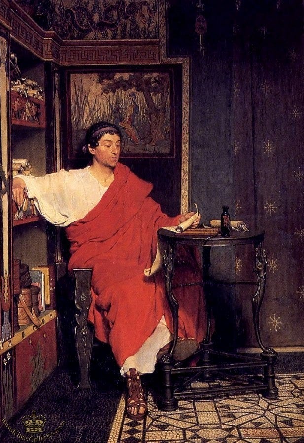 Roman Scribe Writing Dispatches Roman Scribe Writing Dispatches