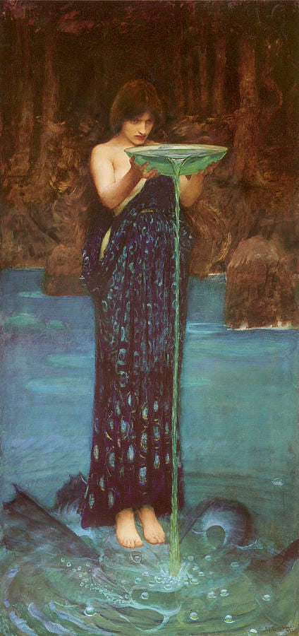Circe Invidiosa by John William Waterhouse