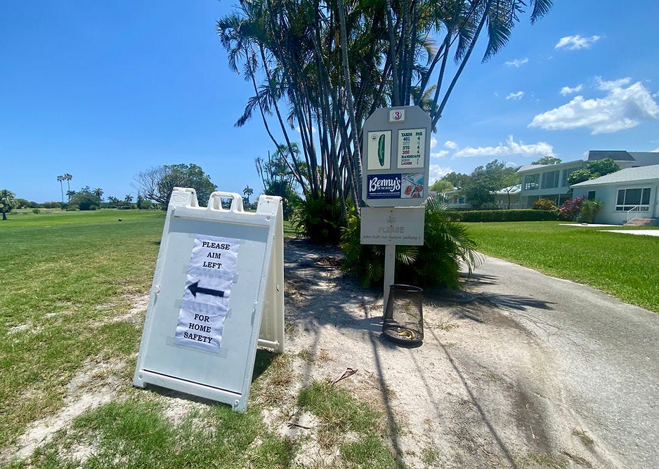 Third tee box at Lake Worth Golf Club (JOE CAPOZZI)