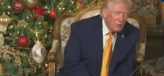 Trump Blows A Gasket As America Spends Christmas Ignoring Him