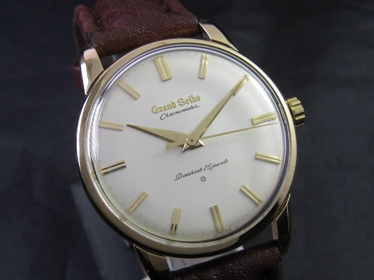 Grand Seiko/グランドセイコー ファーストモデル アプライドロゴ文字盤 Ref.J14070 Cal.3180 手巻 オーバーホール/新品仕上済 1962年製造