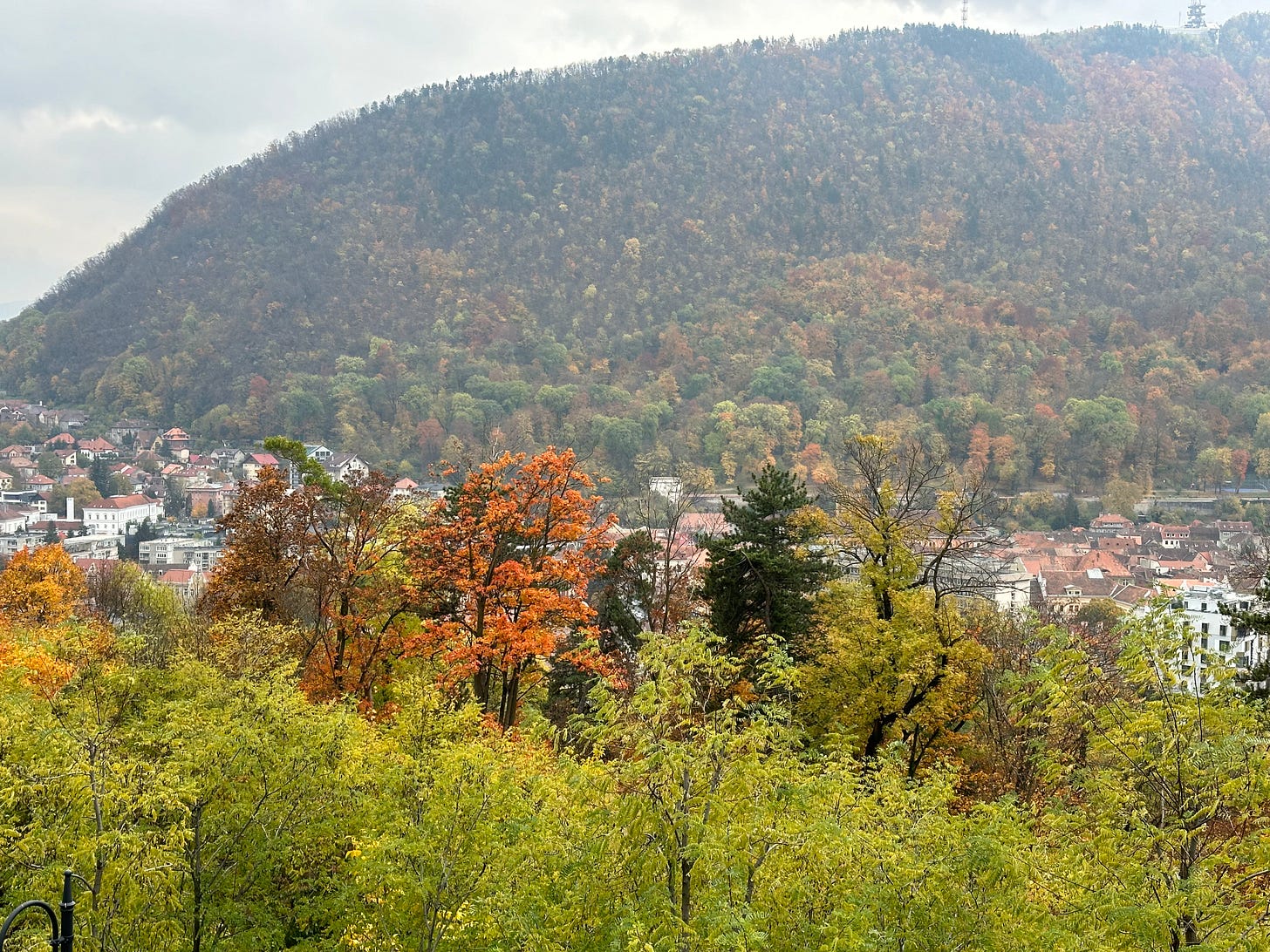 Autumn in Brasov. View from the Citadel