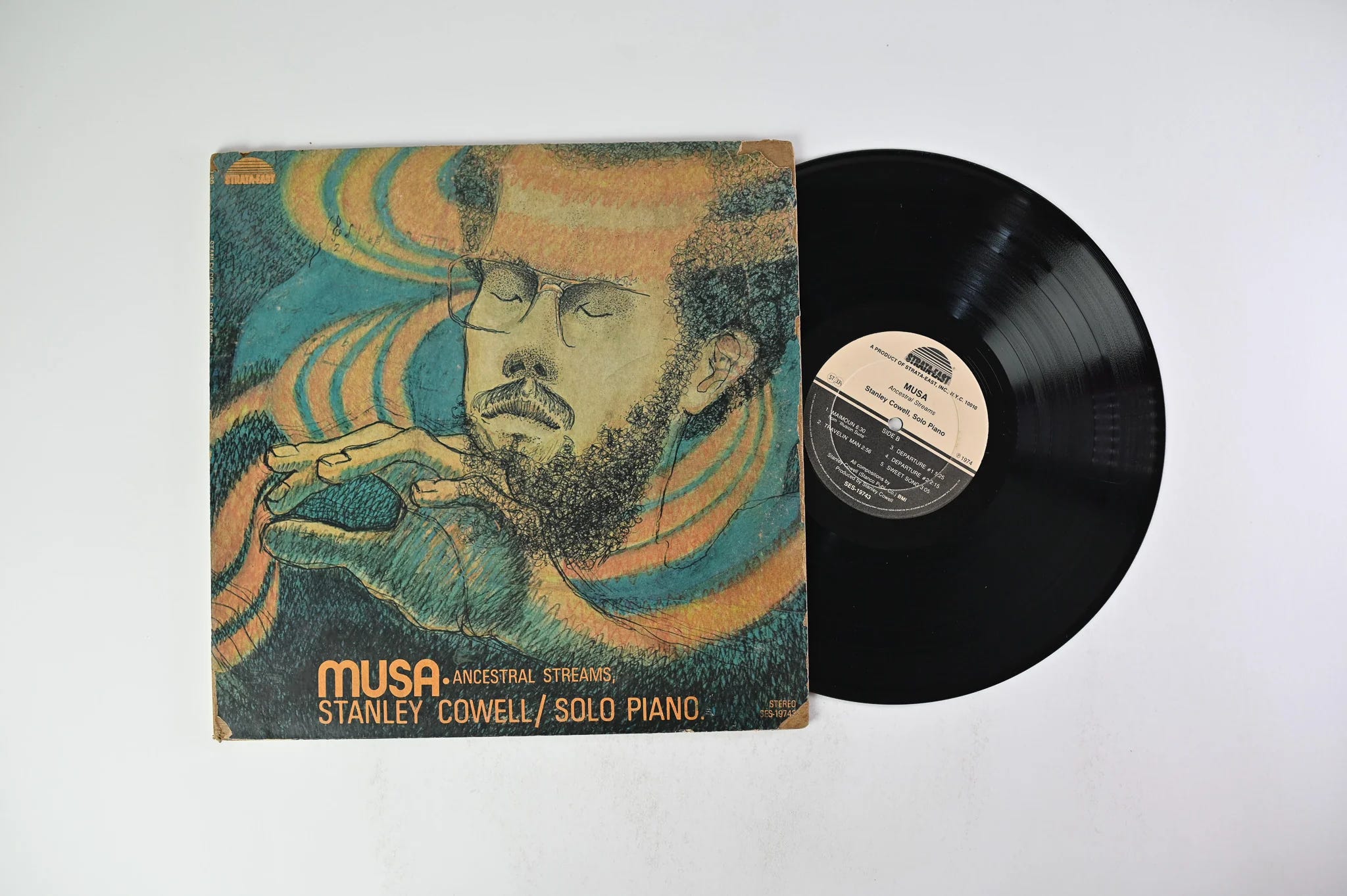 ◆Piano Choir◆Stanley Cowell◆strata east THE PIANO CHOIR Handscapes 2 x LP STRATA-EAST SES-19730 US