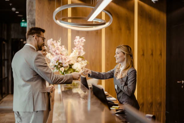 Guests Checking Into a Hotel