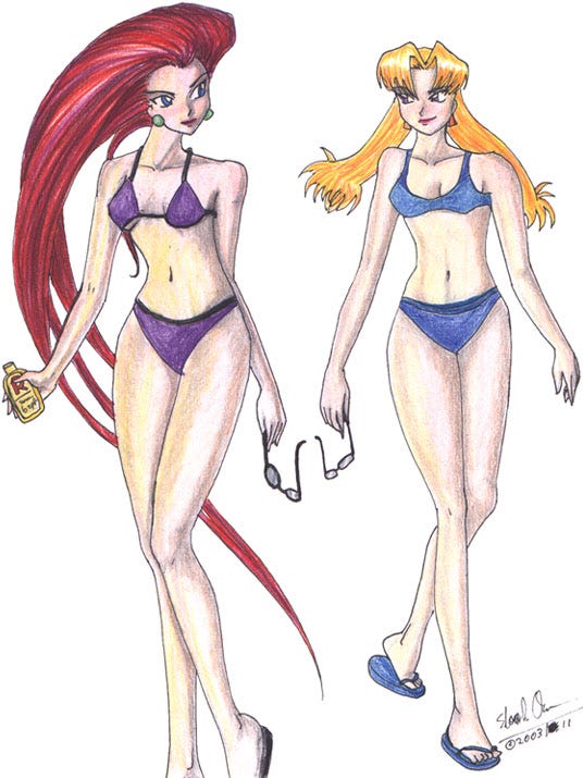 Art of Jessie and Cassidy