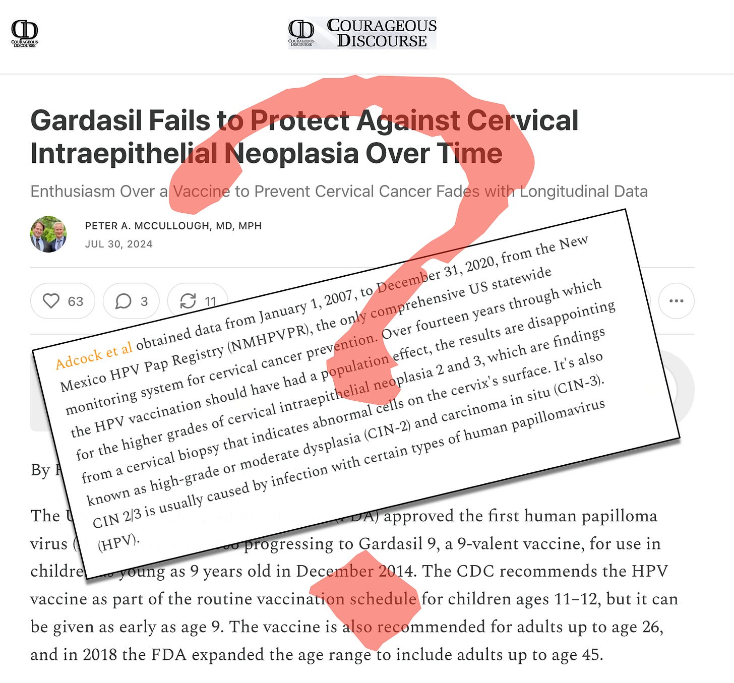 How to Misuse a Study About HPV Vaccines How to Misuse a Study About HPV Vaccines