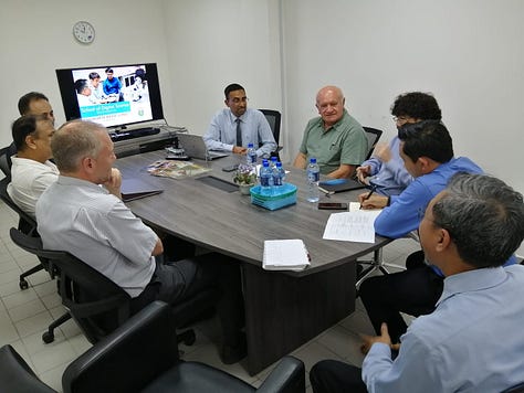 Prof Becek visit to School of Digital Science, Universiti Brunei Darussalam