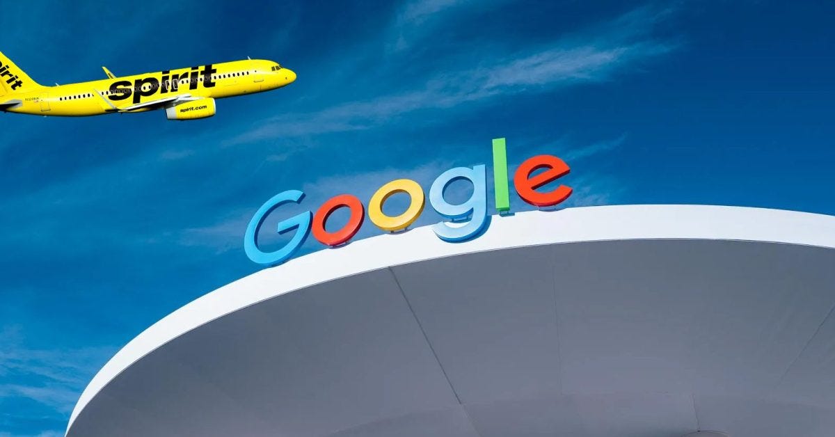 Google just bought a bunch of Spirit Airlines data for AI training Google just bought a bunch of Spirit Airlines data for AI training