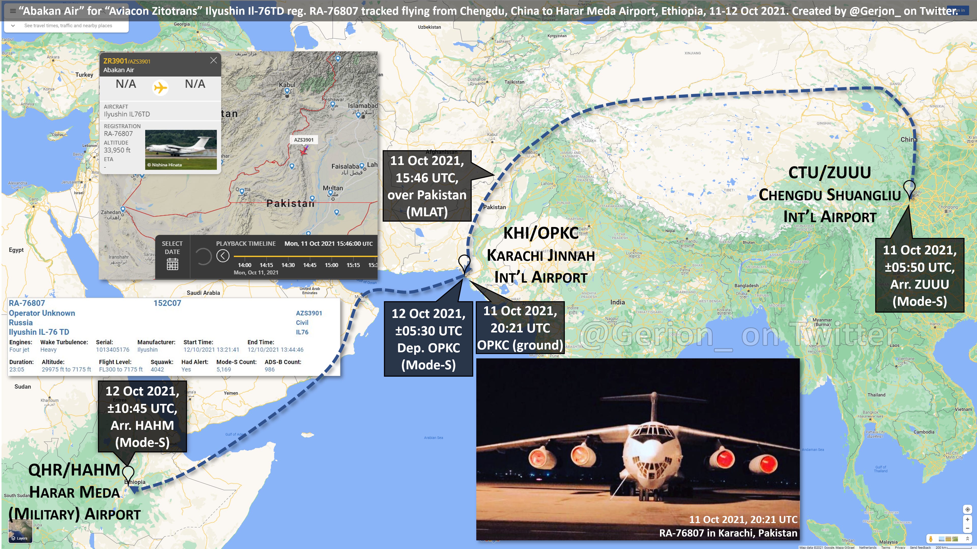 A second Wing Loong delivery flight to Ethiopia? A second Wing Loong delivery flight to Ethiopia?