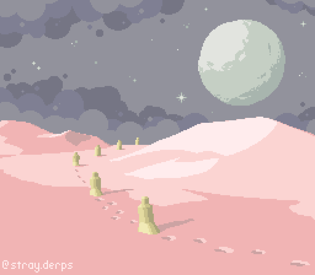 Full Moon Pink GIF by stray.derps Full Moon Pink GIF by stray.derps