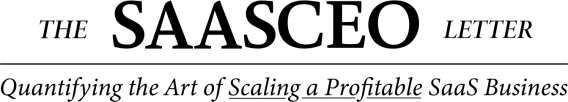 The SaaS CEO Letter