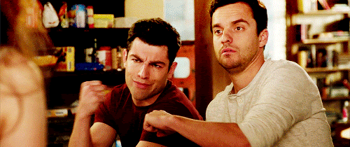 first bump,new girl,friendship,jake johnson,nick miller,schmidt ... first bump,new girl,friendship,jake johnson,nick miller,schmidt ...