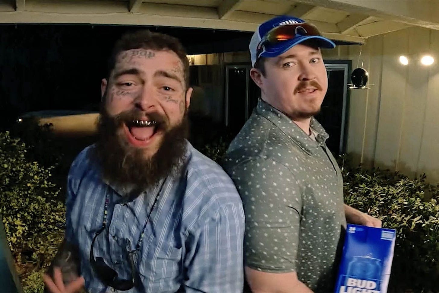 Post Malone and Shane Gillis Star in Bud Light's 2025 Super Bowl Ad Teaser  (Exclusive)