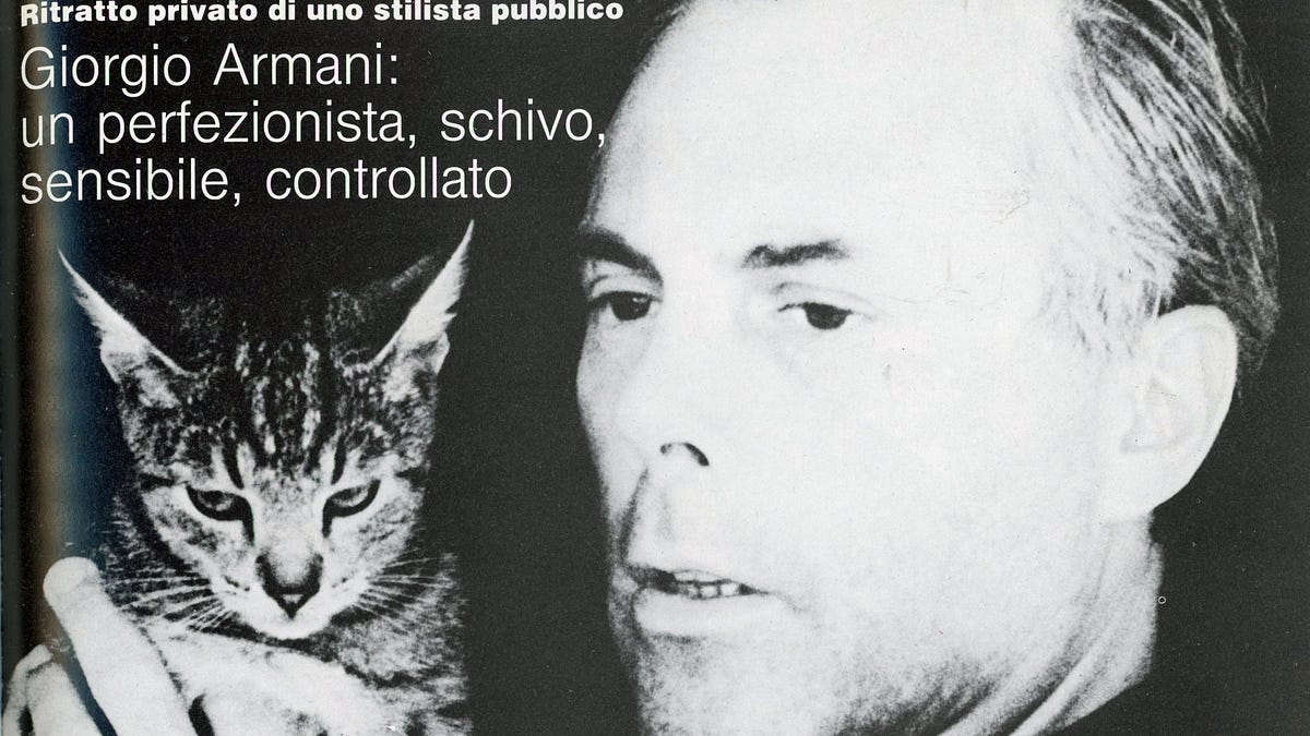 A Private Portrait of a Public Designer: Giorgio Armani