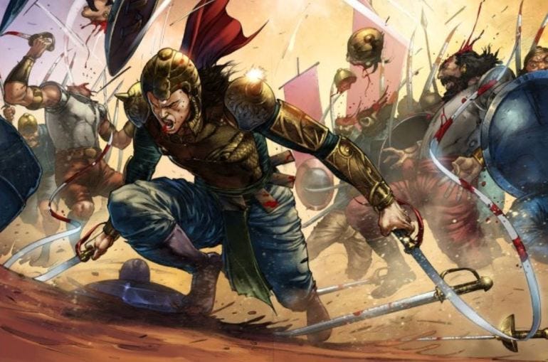 Abhimanyu - The Warrior Son of Arjuna and Subhadra | Warrior, The way of  kings, Abhimanyu mahabharat painting