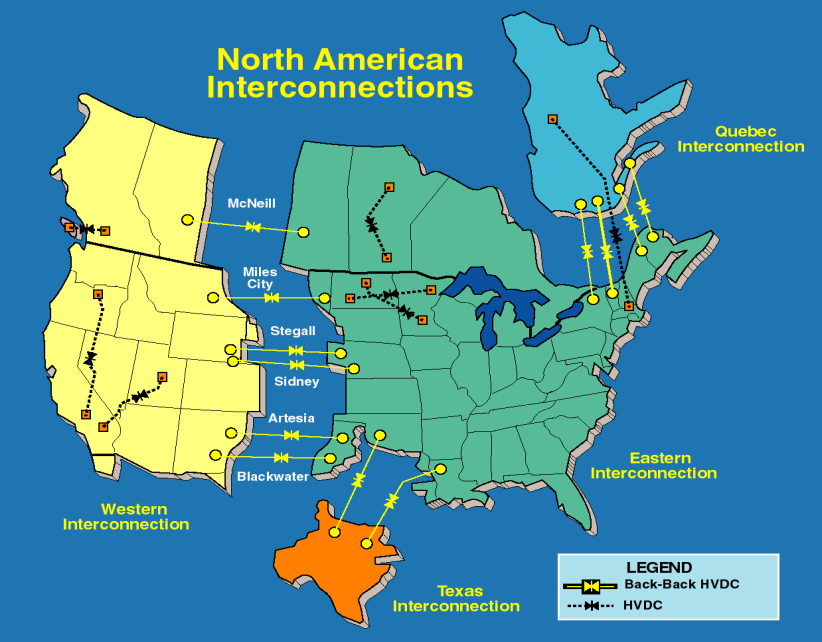 Us Grid Interconnection Map 2 Today's Grid And The Evolving System Of