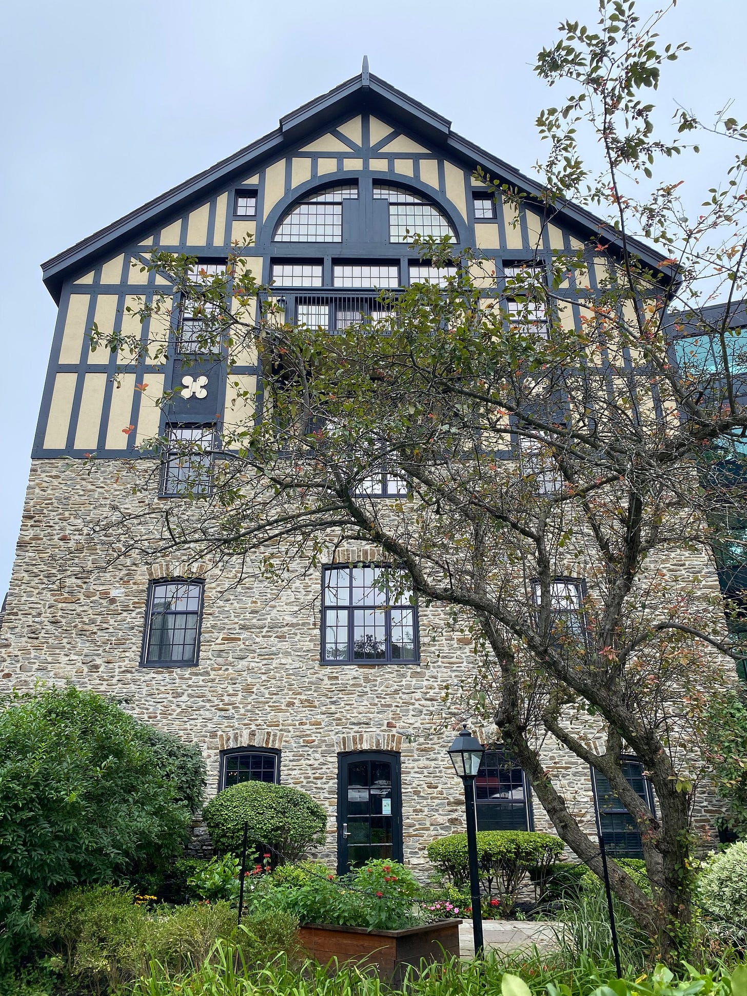 Photo of the Old Mill hotel in Toronto, a tudor-style building