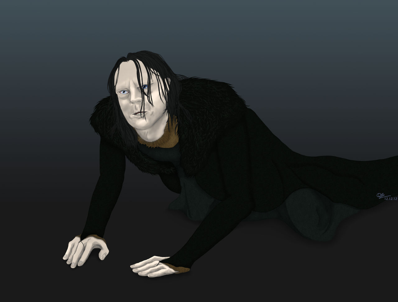 Grima Wormtongue prostrated Grima Wormtongue prostrated