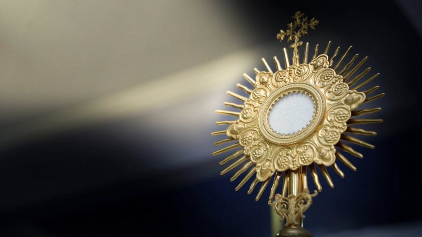 Monstrance in Mass | Dr. Marcus Peter