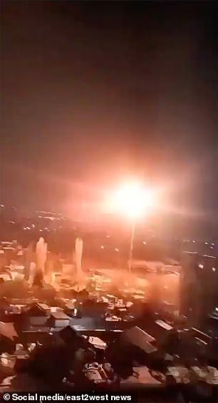 The onslaught was seen as instant revenge for Tuesday's Ukrainian aerial strikes on Russia